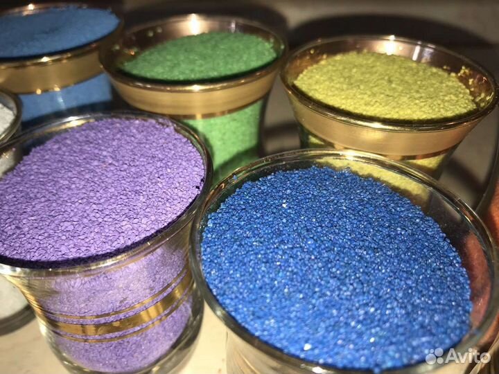 Кварцевый цветной песок