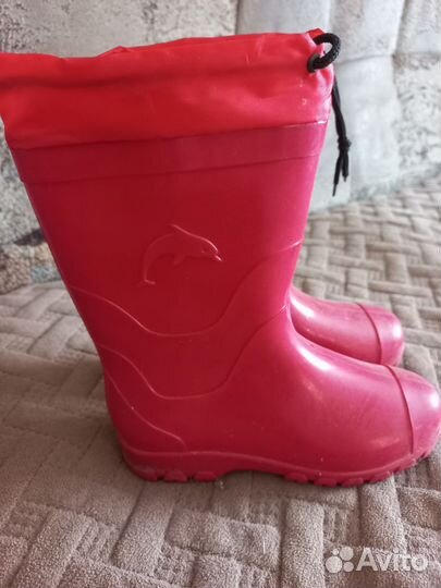 Сапоги резиновые детские 33р
