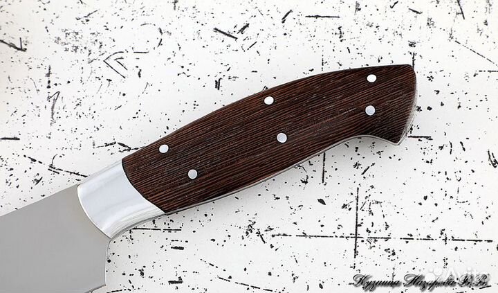 Кухонный нож № 10 сталь 95Х18 рукоять дюраль венге