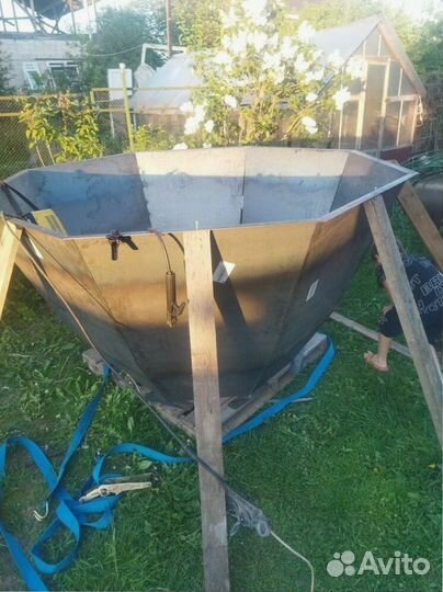 Уличная баня. Банный чан. Комплект для сварки