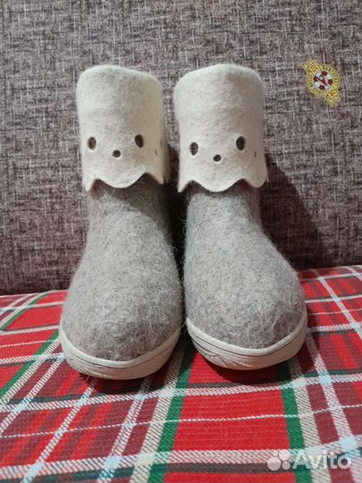 Женские натуральные валинки, 38р. Новые