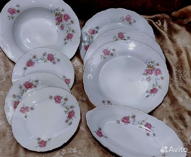 Чешский столовый сервиз. СССР