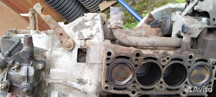 Двигатель с кпп, в сборе.Фиат Брава 98г.в