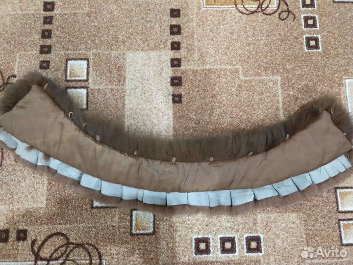 Меховой воротник песец