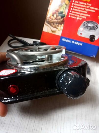 Переносная электрическая мини-плита настольная