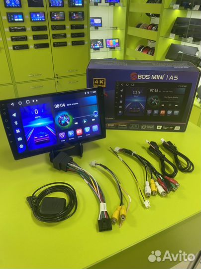 Автомагнитола 10 дюйм Android 4+64 Bos-Mini