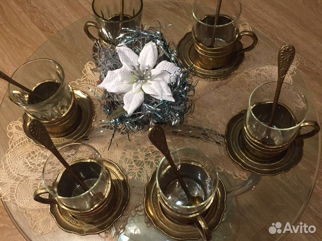 Бронзовый подстаканник