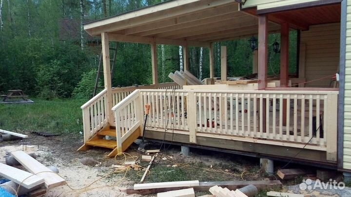 Строительство пристроек, террас веранд