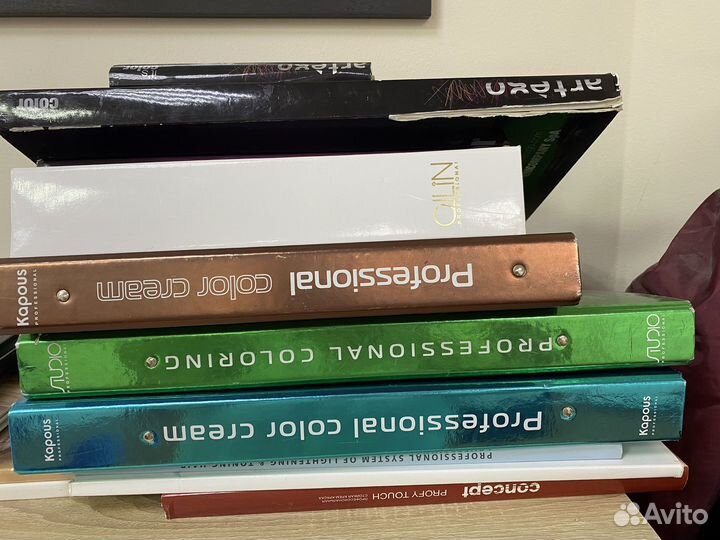 Палитра красок для волос