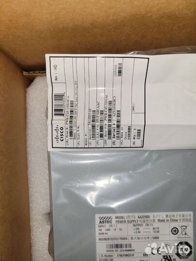Блок питания Cisco Catalyst 4500 1000W