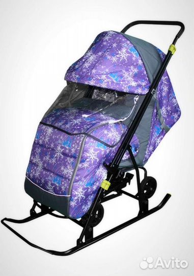 Детские санки коляска