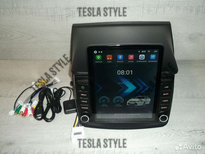 Магнитола Mitsubishi L200 Tesla 2/32 Android GPS