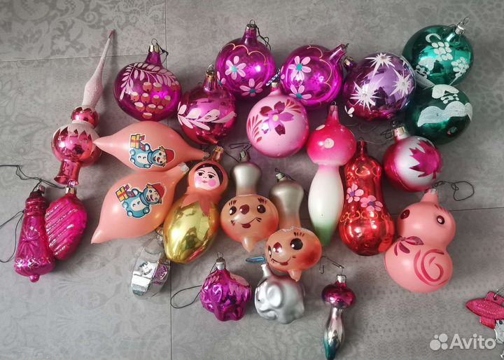 Елочные игрушки СССР