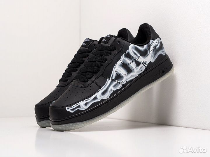 Кроссовки Nike Air Force 1 Skeleton Black (36-45)