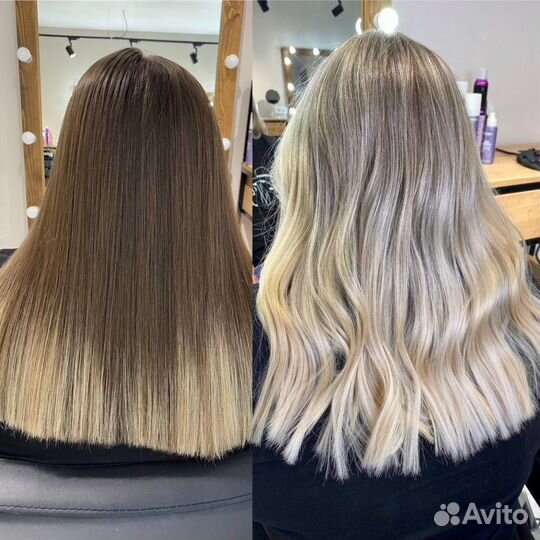 Окрашивание волос (сложные окрашивания)