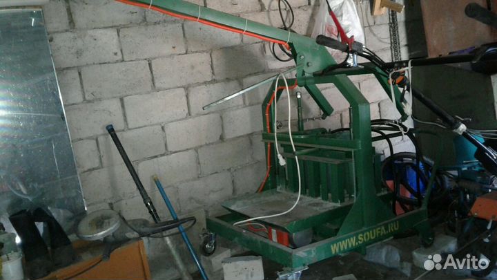 Шлакоблочный станок