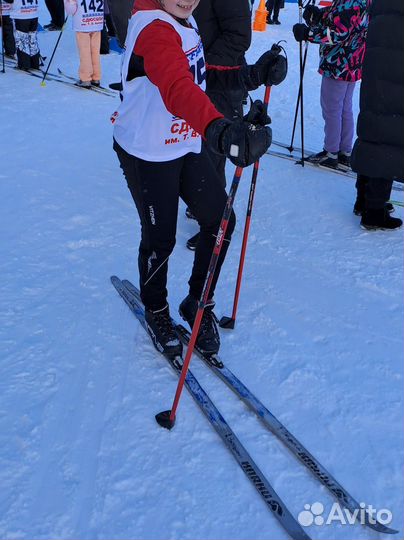 Лыжный костюм с жилеткой 147-152 разминочный