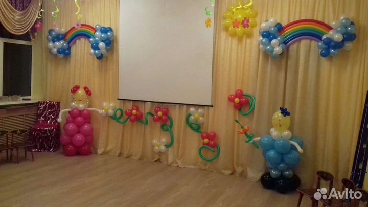 Оформление воздушными шарами
