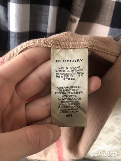 Burberry рубашка мужская оригинал