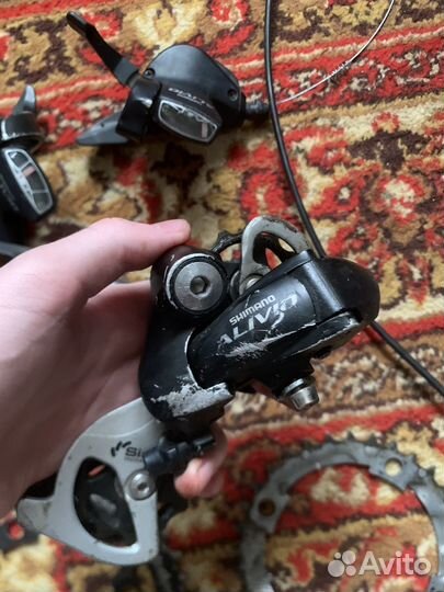 Трансмиссия для велосипеда shimano alivio