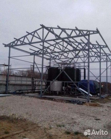 Строительство ангаров, зернохранилищ, складов, нав