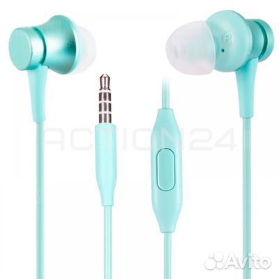 Наушники Xiaomi Mi Earphones Piston Basic (голубой
