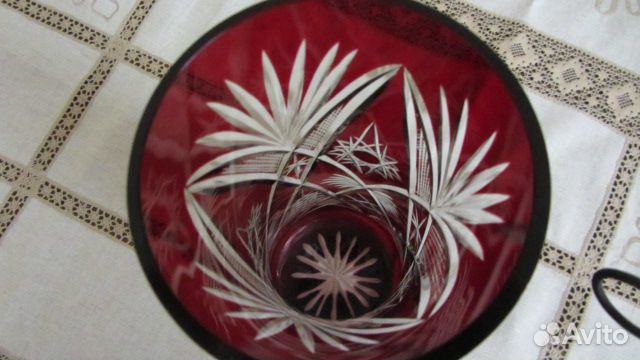 Ваза марганцевое стекло