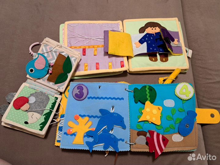 Книги из фетра пакетом