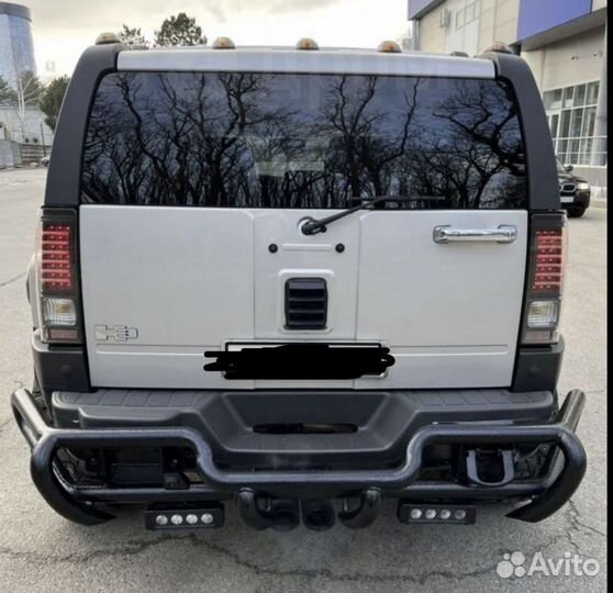 Силовые бампера (кенгурятник) hummer h3