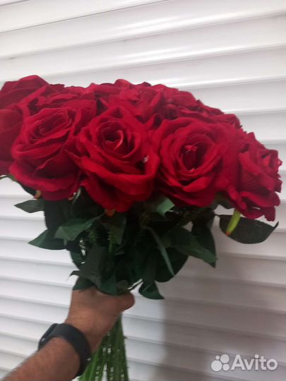 Искусственные цветы розы