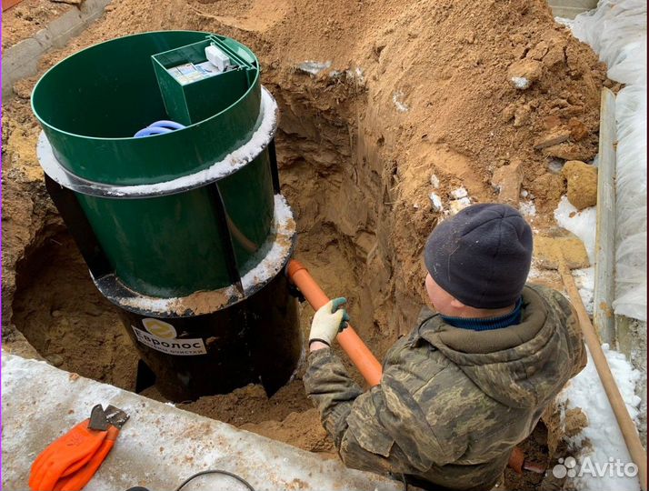 Септик с установкой от производителя