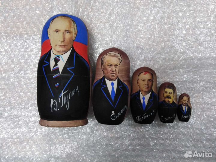 Матрёшка, матрёшка 5шт, Правители