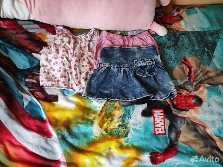 Детские вещи для девочки 80 86