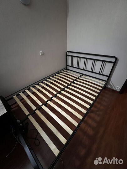 Кровать Hoff Леон Чёрного цвета 160x200