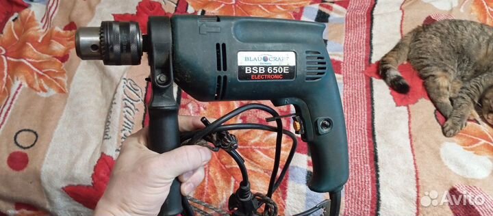 Дрель ударная б/у Blau Craft BSB 650F