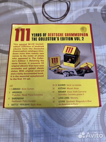 Box 56 CD 111 Years of Deutsche Grammophon v. 2