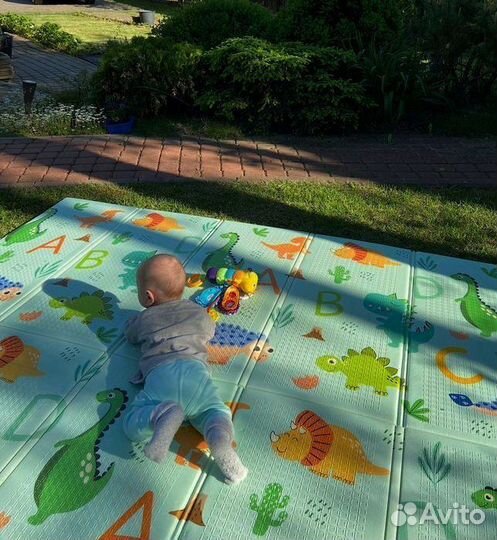 Детский коврик для ползания новый