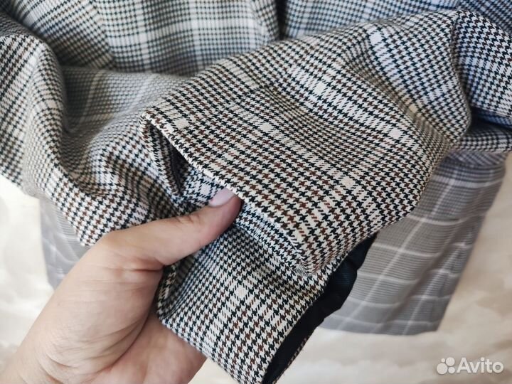 Пиджак жакет женский в гусиную лапку Mohito