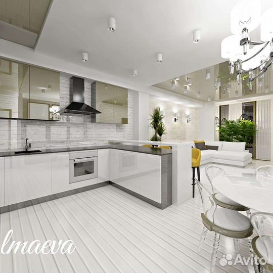 Дизайн интерьера,тех.проект(планировка,электрика)