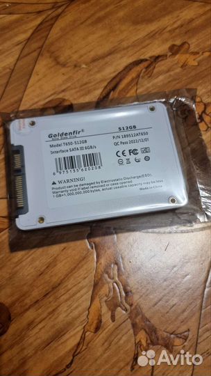 Новый Ssd диск 2.5 дюйма 512gb