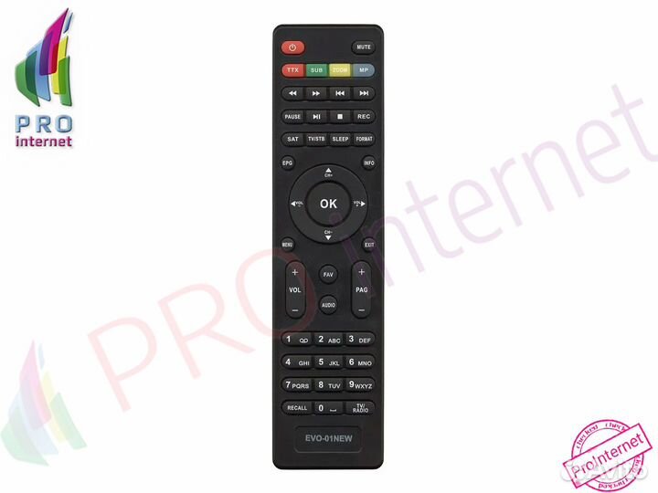Пульт для спутниковой приставки телекарта EVO-01