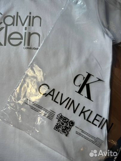 Футболка мужская Calvin Klein белая новая Турция