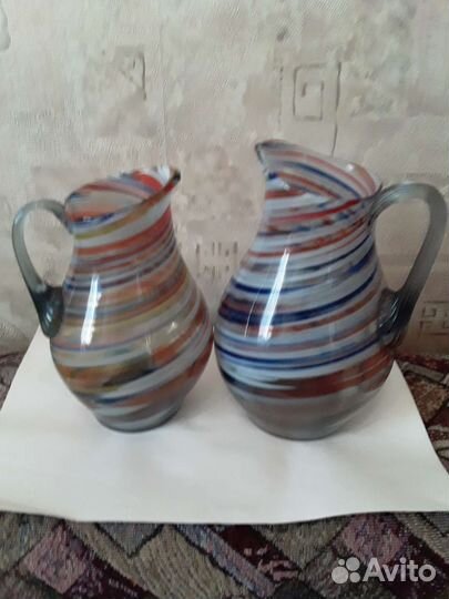 Вазы, кувшинчики, блюдо из СССР