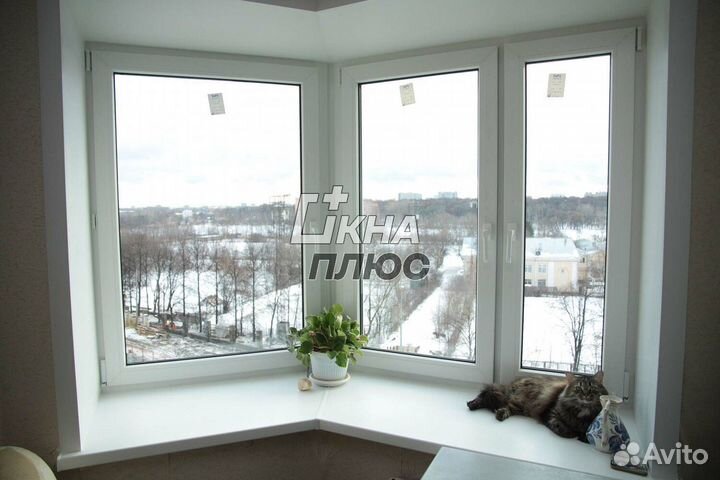 Пластиковые окна на балкон с установкой