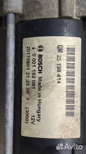 Стартер Buick Encore 2016