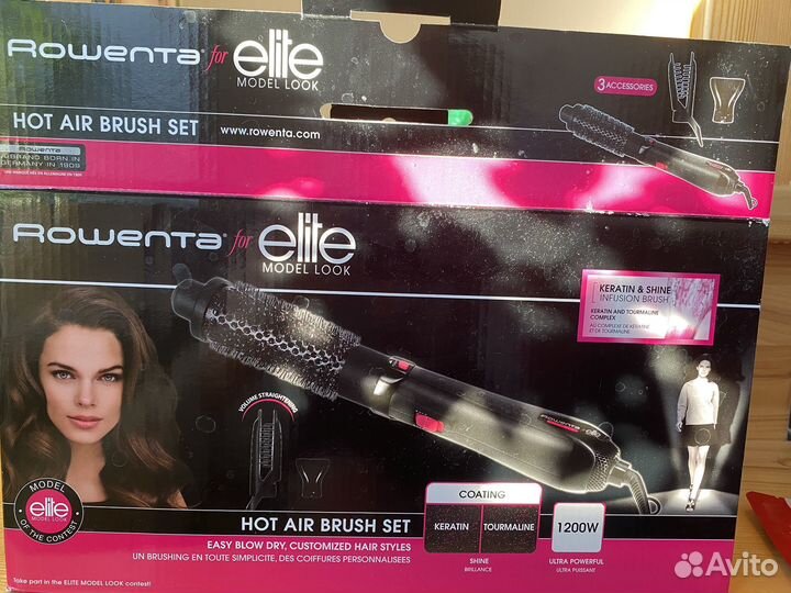 Фен щетка rowenta