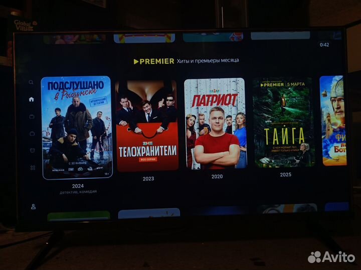 Телевизор смарт тв 82 см голосовой