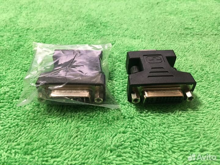 Переходник DVI-I (F) -VGA, черный