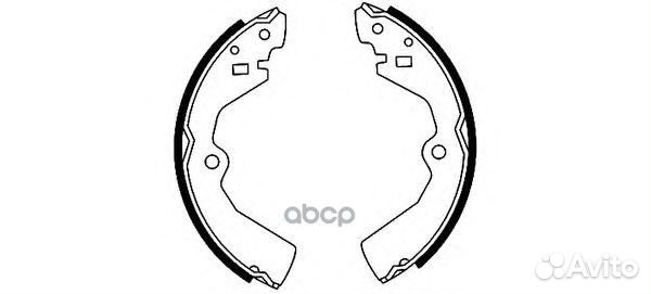 Колодки тормозные барабанные, задние K1170 Kash