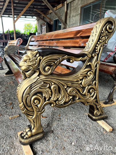 Скамейка уличная садовая парковая